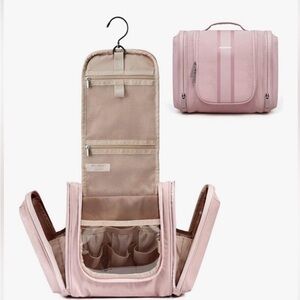 Pink Hanging Toiletry/Cosmetic Bag